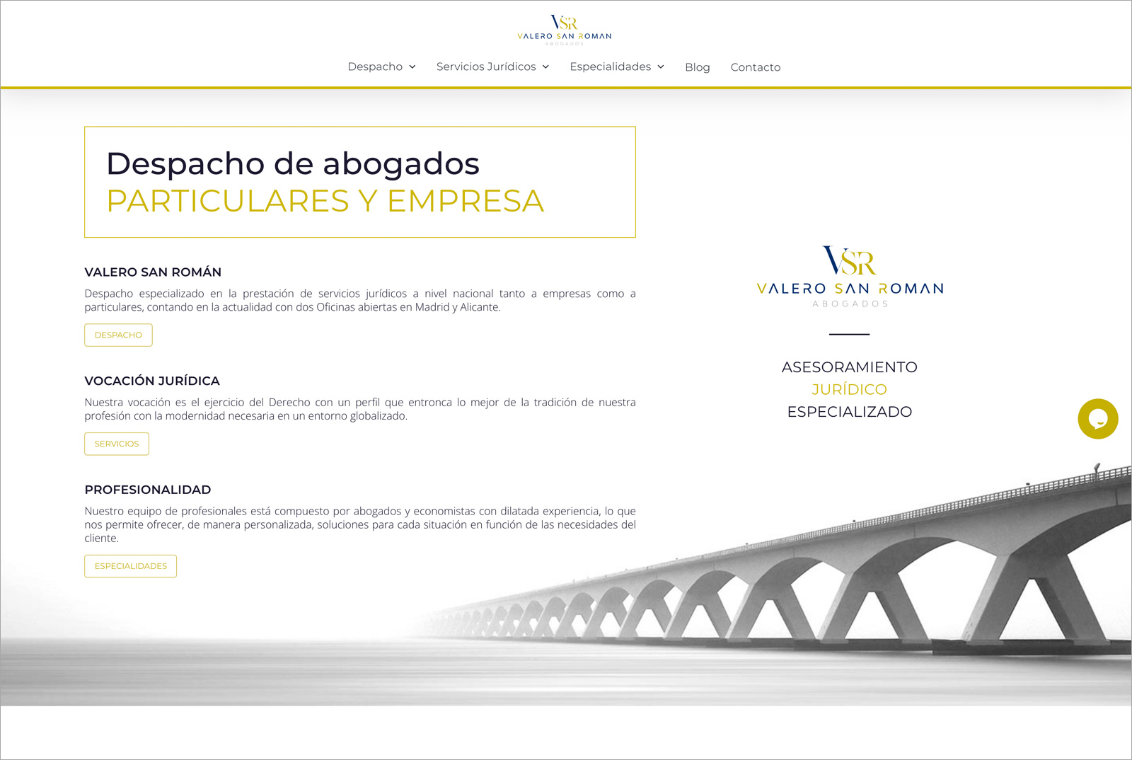 Valero San Román – Web